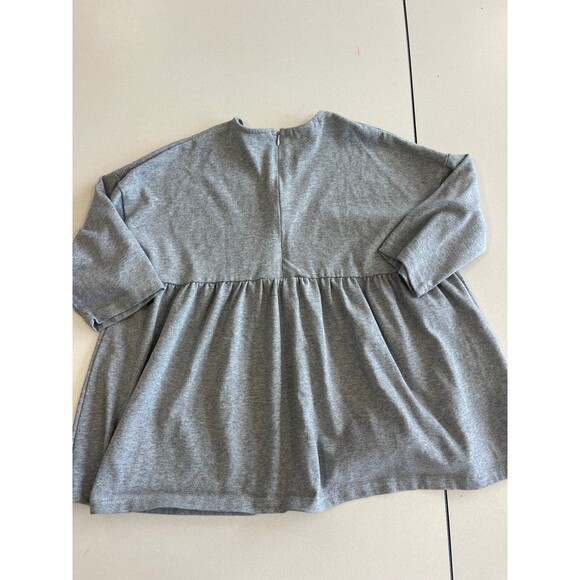 Miu Miu Gray Long Sleeve Tunic 110 Cm - Picture 5 of 5